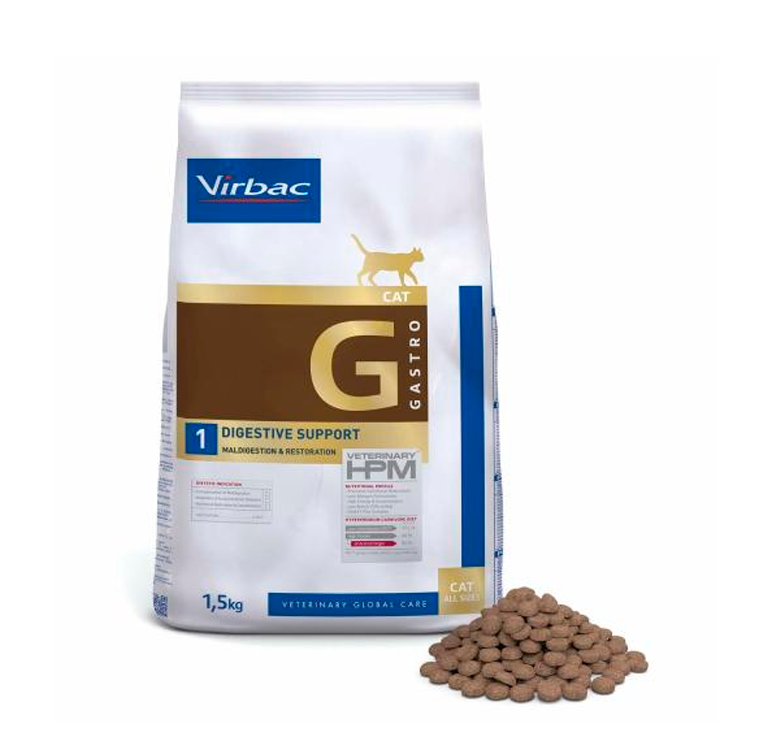 Producto ALIM GATO VIRBAC DIGESTIVE SUPPORT GASTRO 1.5KG