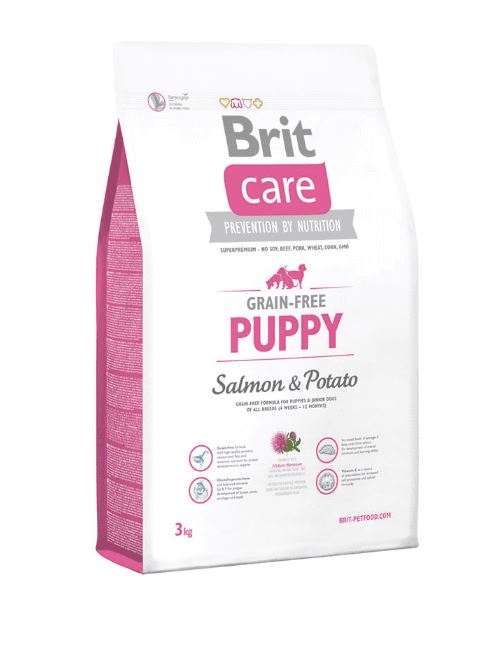 Producto ALIM PERRO BRITCARE ADULT PUPPY SALMON 3KG